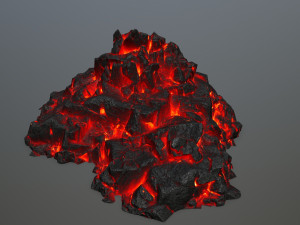 lava rock 3D Модель