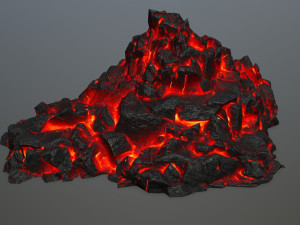 lava rock 3D Модель