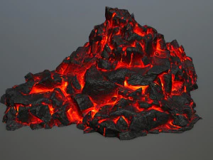 lava rock 3D Model