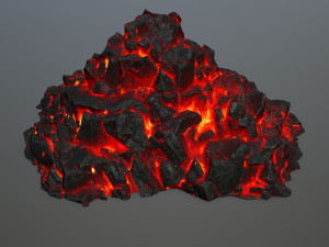 lava rock 3D Модель