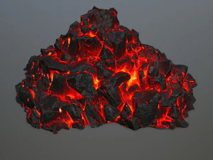 lava rock 3D Model