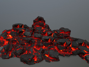 lava rock 3D Модель