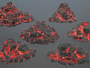 lava rock 3D Model
