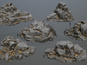 rocks 3D 模型