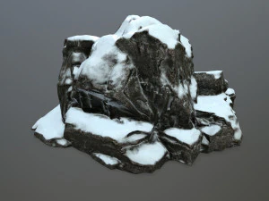 snow rocks 3D Model