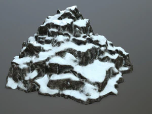 snow rocks 3D Model
