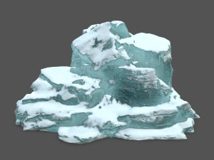 ice rocks Modelo 3D