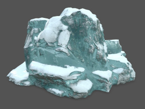 ice rocks Modelo 3D