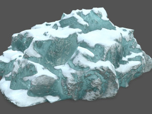 ice rocks Modelo 3D