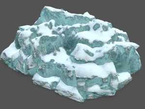 ice rocks Modelo 3D