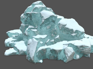 ice rocks Modelo 3D