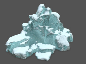 ice rocks Modelo 3D