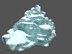 ice rocks Modelo 3D