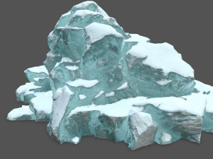 ice rocks Modelo 3D