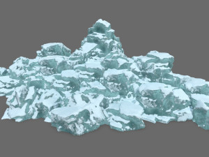 ice rocks Modelo 3D
