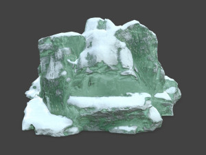 ice rocks Model 3D