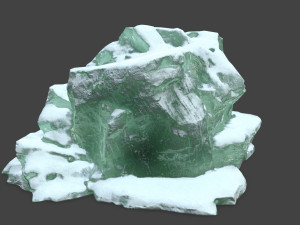ice rocks Model 3D