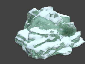 ice rocks Model 3D