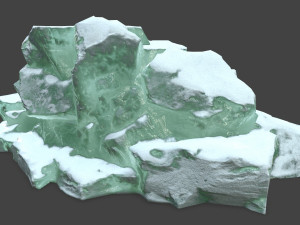 ice rocks Model 3D
