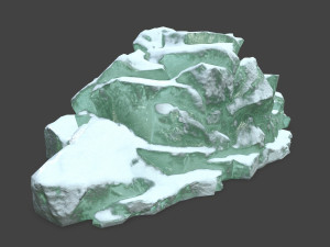 ice rocks Model 3D