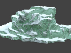 ice rocks Model 3D
