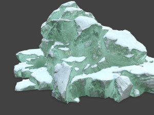 ice rocks Model 3D