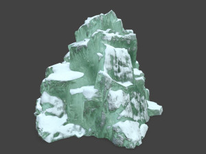 ice rocks Model 3D
