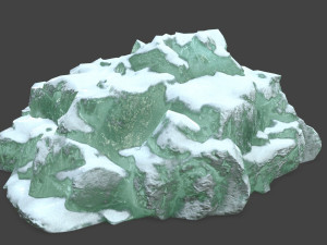 ice rocks Model 3D