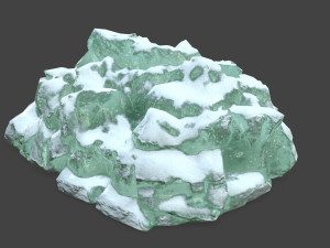 ice rocks Model 3D