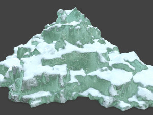ice rocks Model 3D