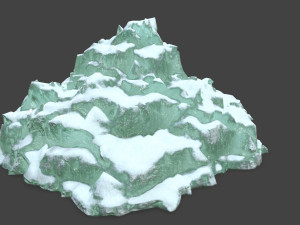 ice rocks Model 3D