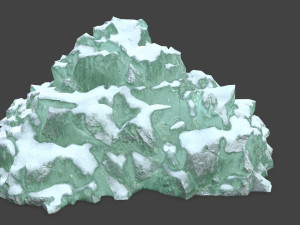 ice rocks Model 3D