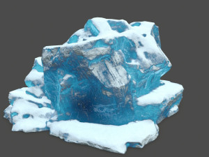 ice rocks Model 3D