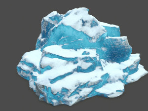 ice rocks Model 3D