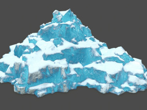 ice rocks Model 3D