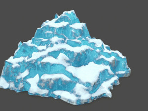 ice rocks Model 3D