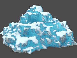ice rocks Model 3D