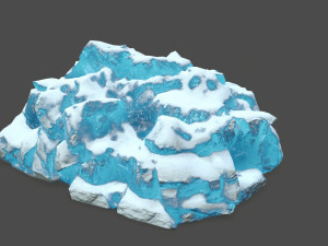 ice rocks Model 3D