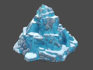ice rocks Model 3D