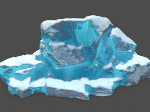 ice rocks Model 3D