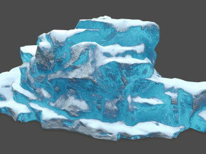 ice rocks Model 3D
