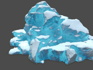 ice rocks Model 3D