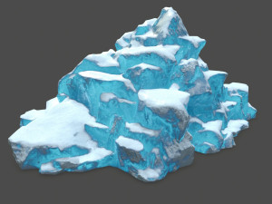 ice rocks Model 3D