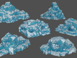 ice rocks 3D Model
