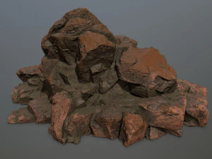 rocce Modello 3D