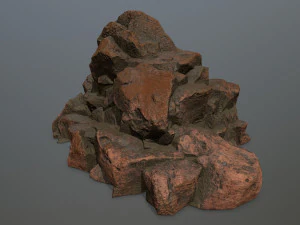 rocce Modello 3D