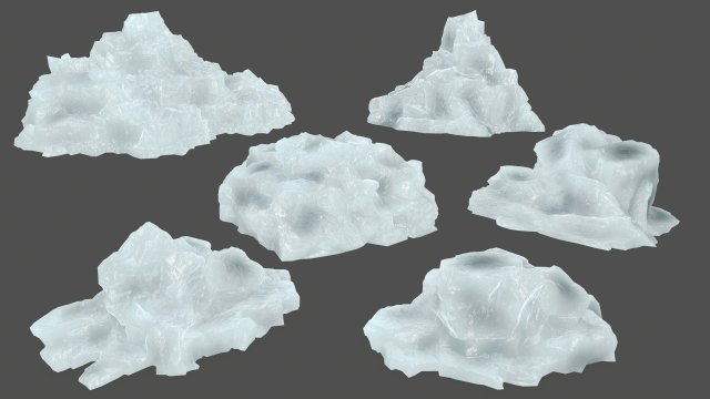 iceberg 3D मॉडल .c4d .max .obj .3ds .fbx .stl .blend 