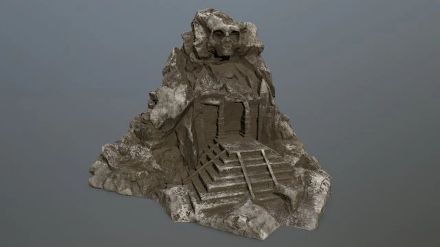 brama czaszki Model 3D .c4d .max .obj .3ds .fbx .stl .blend