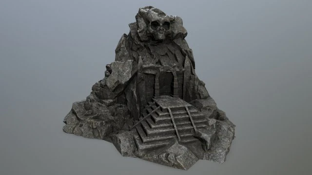 skull gate 3D Model .c4d .max .obj .3ds .fbx .stl .blend