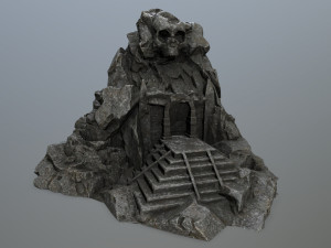 skull gate 3D-Modell